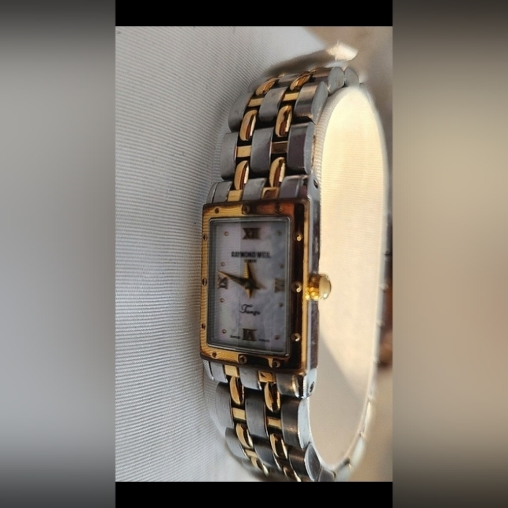 Raymond Weil Tango 5971 Diamond Dial 3 Jewels Mop Swiss Quartz Ladies Watch